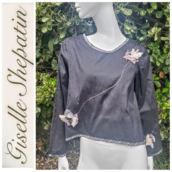 GISELLE SHEPATIN silk top - Picture 2 of 7